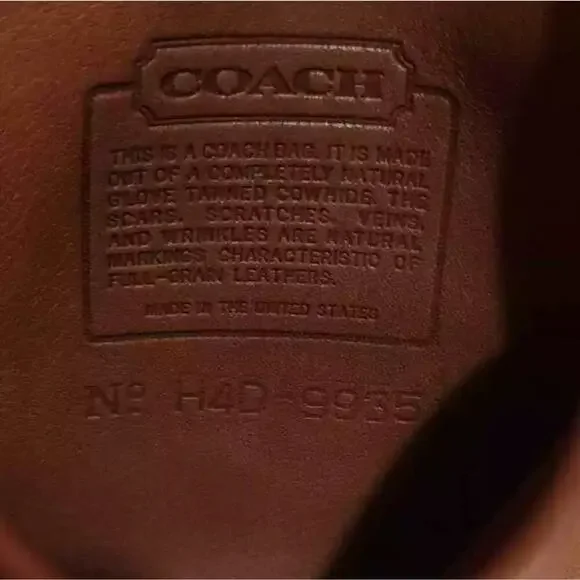 Sold/Coach Hadley 9935 British Tan Crossbody Bag - Picture 6 of 9